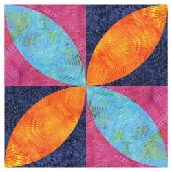 Accuquilt Skabelon - Orange peel 55455