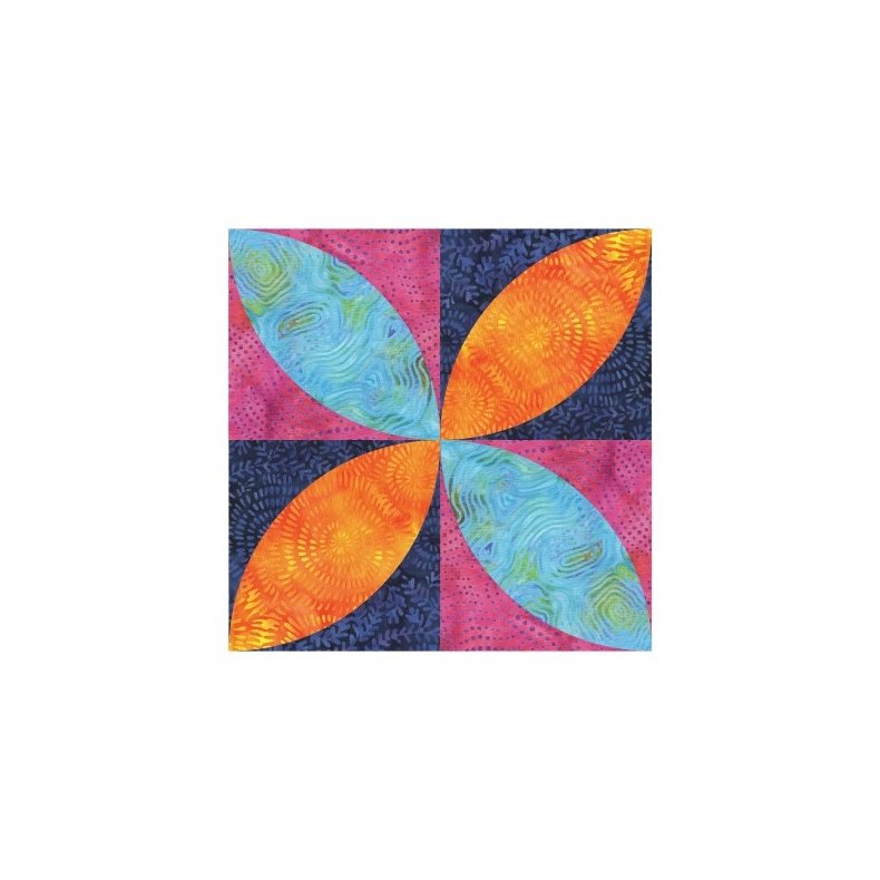 Accuquilt Skabelon - Orange peel 55455