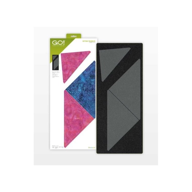 Accuquilt Skabelon - Trekanter, Setting 9" 55552