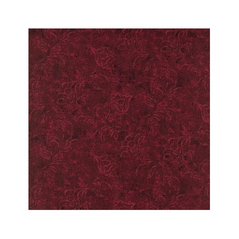 Tone-i-tone basisstof - Qp100  Ghost Flower Maroon