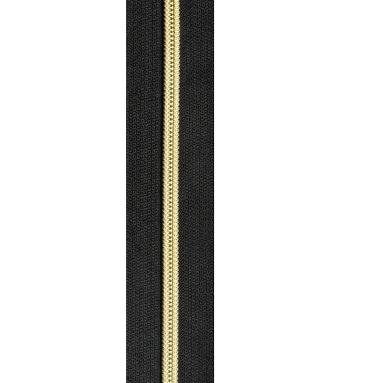 Spirallynl�s 6mm Sort med guld (25 cm) 