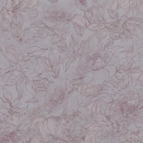 Tone-i-tone basisstof - Qp42  Floral Qutline Chantilly Pink