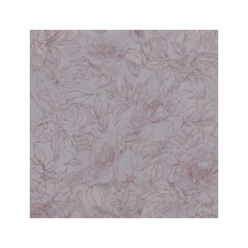 Tone-i-tone basisstof - Qp42  Floral Qutline Chantilly Pink