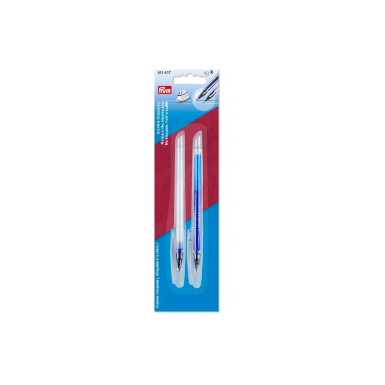 Thermo Trick-Marker - hvid og bl�