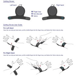 ACCU-GRIP - Quiltehandsker til frih�ndsquiltning 