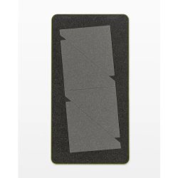 Accuquilt Skabelon - Half square 3", trekanter 55009