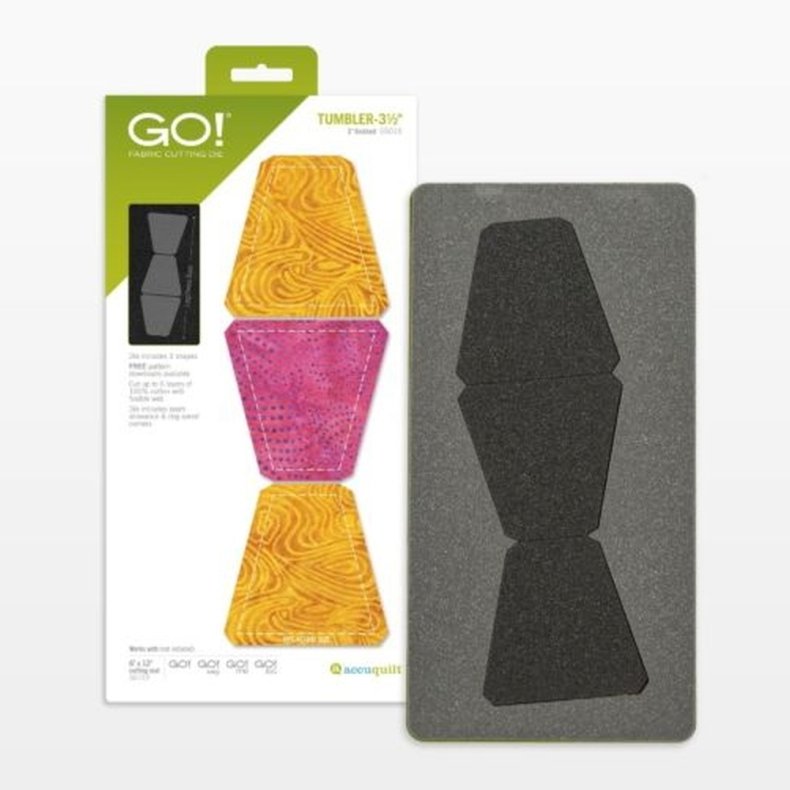 Accuquilt Skabelon - Tumbler, lille 55015