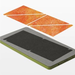 Accuquilt Skabelon - Half square triangle 4" 55031