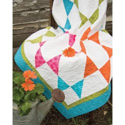 Accuquilt Skabelon - Half square triangle 4" 55031