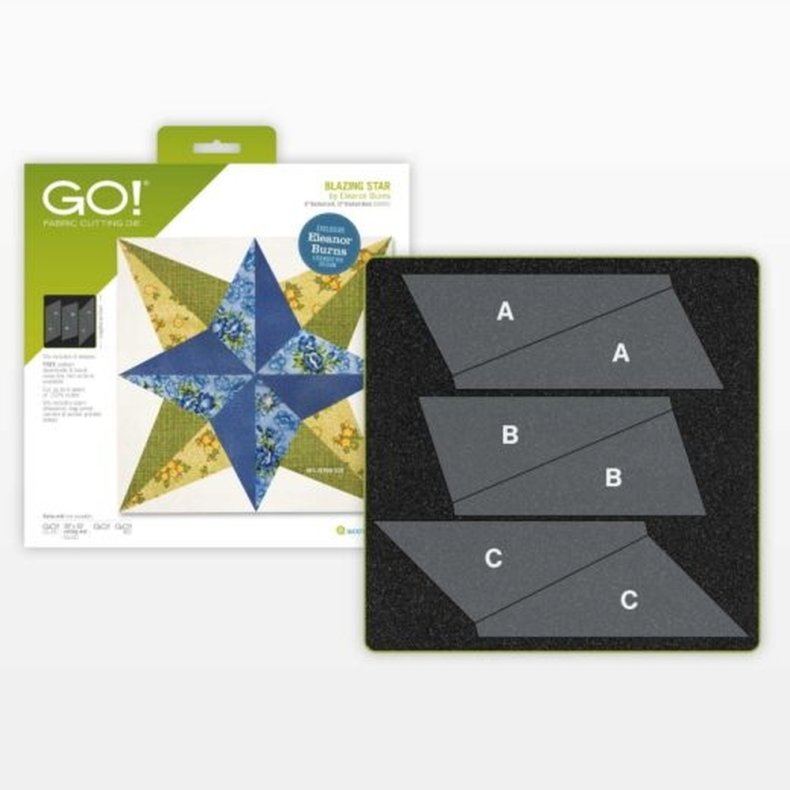 Accuquilt Skabelon - Blazing Star, stjerne 55051