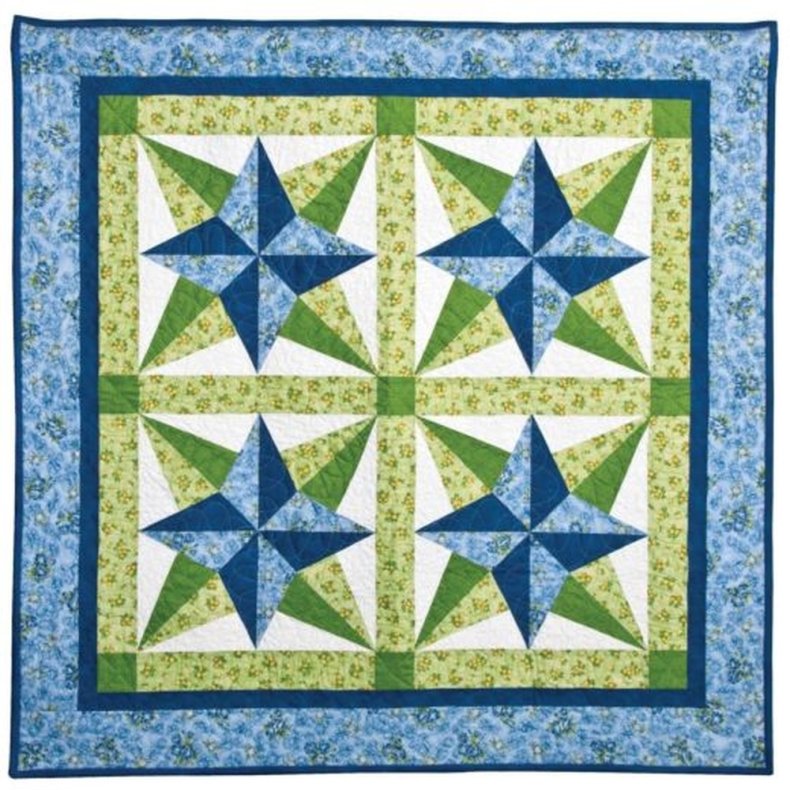 Accuquilt Skabelon - Blazing Star, stjerne 55051