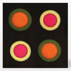 Accuquilt Skabelon - Cirkler 1�", 1�", 2�", 2�" 55155