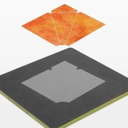 Accuquilt Skabelon - Crossed canoes 9" 55181