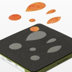 Accuquilt Skabelon - Kronblade og center, blomster 55326