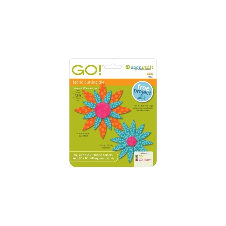 Accuquilt Skabelon - Daisy, blomster 55327