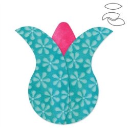 Accuquilt Skabelon - Tulipan, blomster 55328