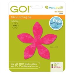 Accuquilt Skabelon - Sjov blomst 55334