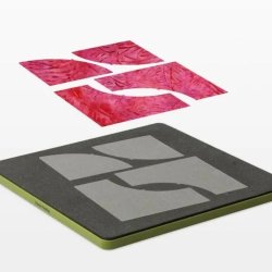 Accuquilt Skabelon - Drunkard's path 4" 55338