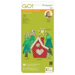 Accuquilt Skabelon - Hus og grantr�er 55379