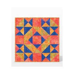 Accuquilt Skabelon - Half square 8", trekanter 55400