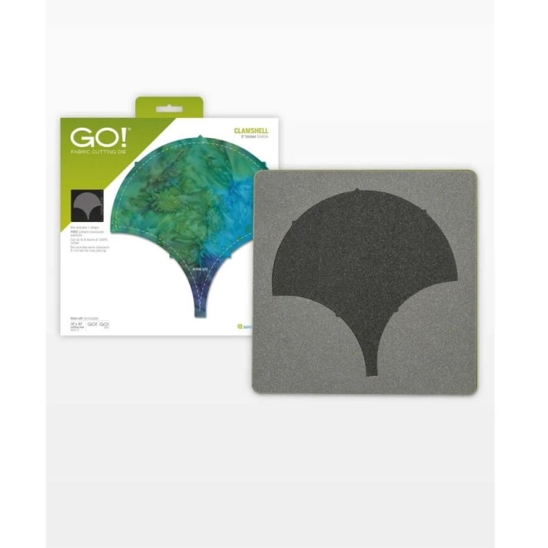 Accuquilt Skabelon - Clamshell 8" 55436