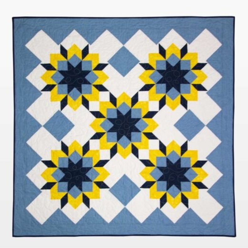 Accuquilt Skabelon - Carpenter's wheel 55531