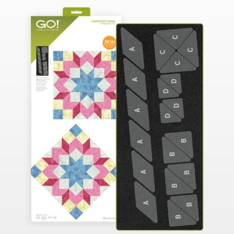 Accuquilt Skabelon - Carpenter's wheel 55531