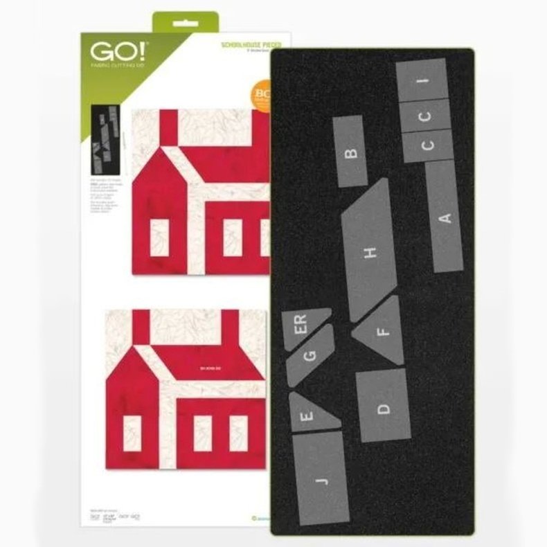 Accuquilt Skabelon - Schoolhouse Pieced 55542