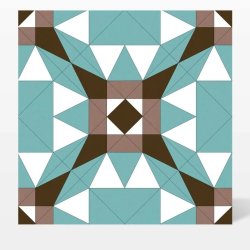 Accuquilt Skabelon - North Carolina star - 55605
