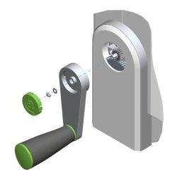 Accuquilt reservedel - Sk�remaskine h�ndtag 55617