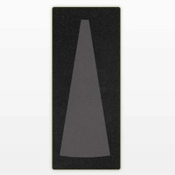 Accuquilt Skabelon - Tree skirt wedge 55620