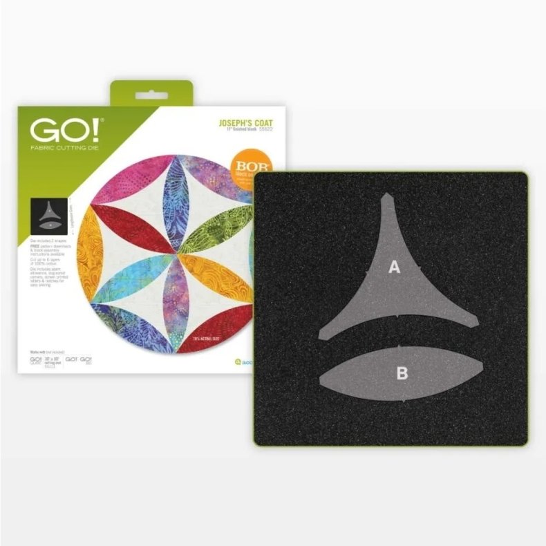 Accuquilt Skabelon - Joseph's coat 55622