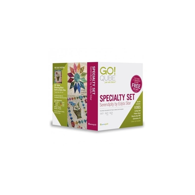 Accuquilt Skabeloner - Go Qube 9" Block Speciality Set 55783