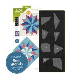 Accuquilt skabelon - Pinwheel shape set 55926