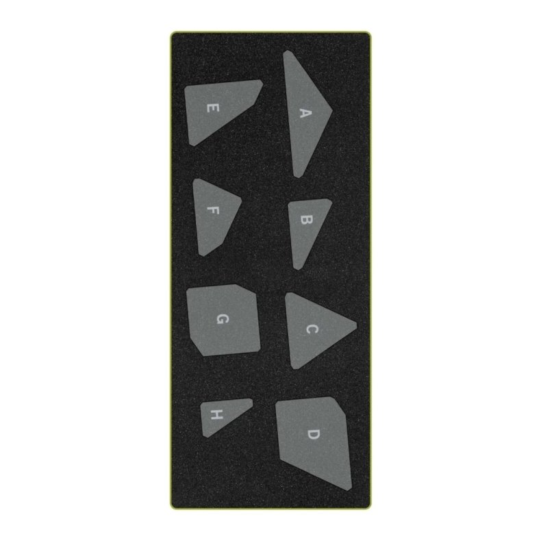 Accuquilt skabelon - Pinwheel shape set 55926