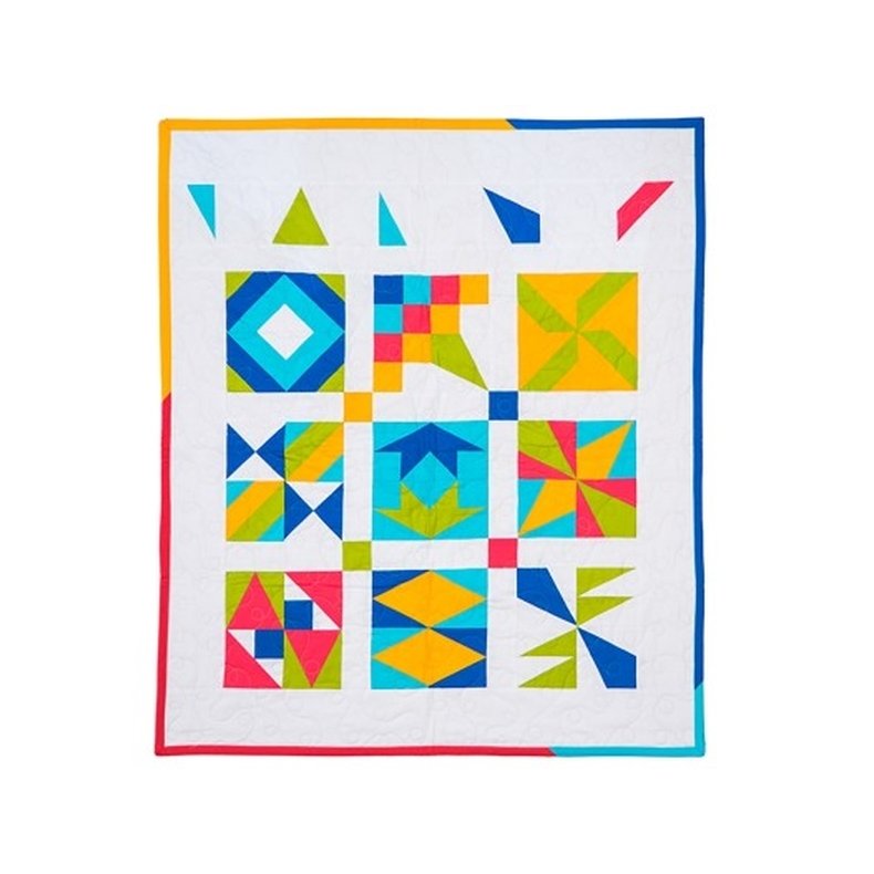 Accuquilt Skabeloner - Go! Qube 6" Block Companion Set - Angles 55788