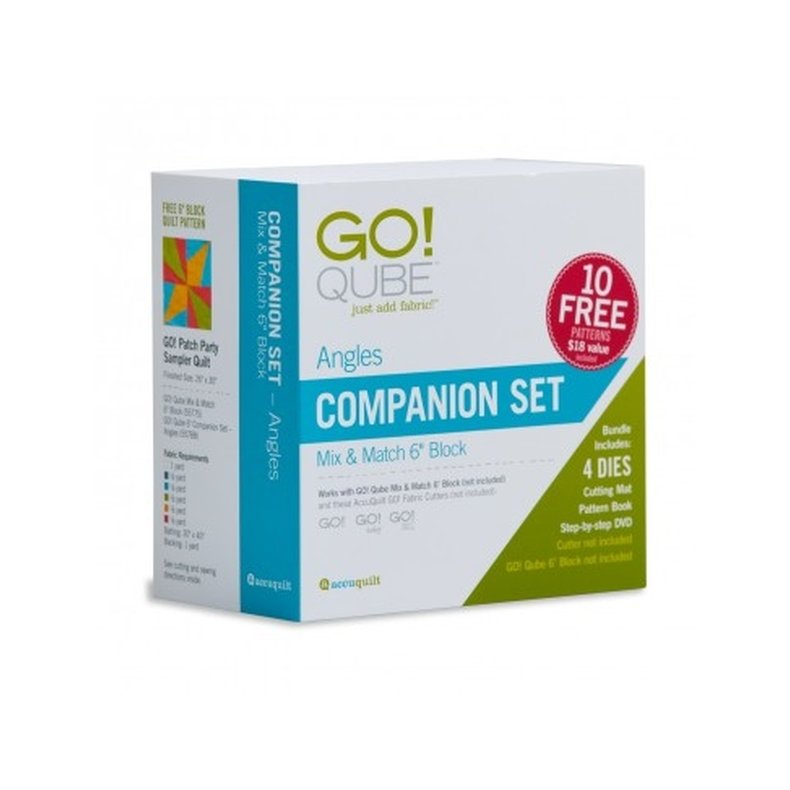 Accuquilt Skabeloner - Go! Qube 6" Block Companion Set - Angles 55788