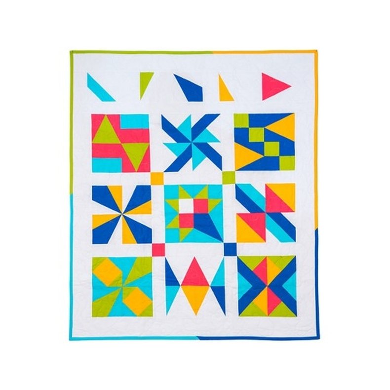 Accuquilt Skabeloner - Go! Qube 9" Block Companion Set - Angles 55790