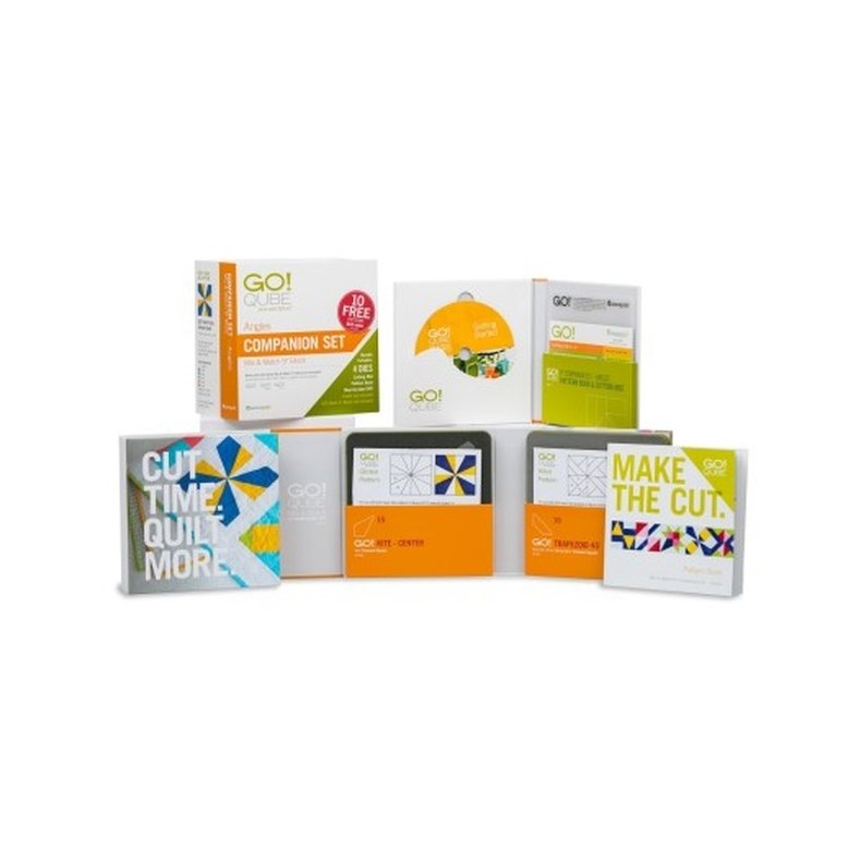 Accuquilt Skabeloner - Go! Qube 9" Block Companion Set - Angles 55790
