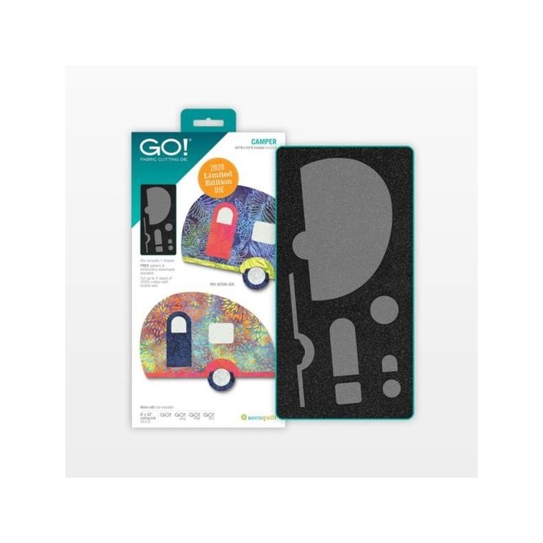 Accuquilt Skabelon - Camper 55228 - f�s i begr�nset antal