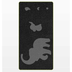 Accuquilt Skabelon - Elephant family 55674