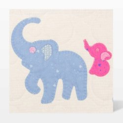 Accuquilt Skabelon - Elephant family 55674