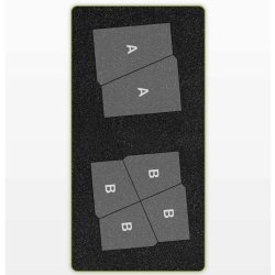 Accuquilt Skabelon - Fractured Tumbler 55627