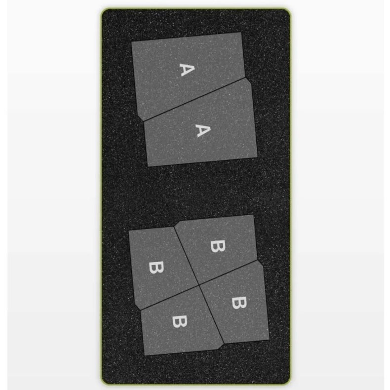 Accuquilt Skabelon - Fractured Tumbler 55627