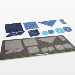 Accuquilt Skabelon - Feather star 16" 55535