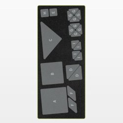 Accuquilt Skabelon - Feather star 16" 55535