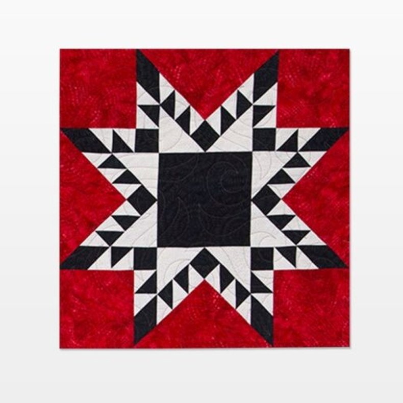 Accuquilt Skabelon - Feather star 16" 55535