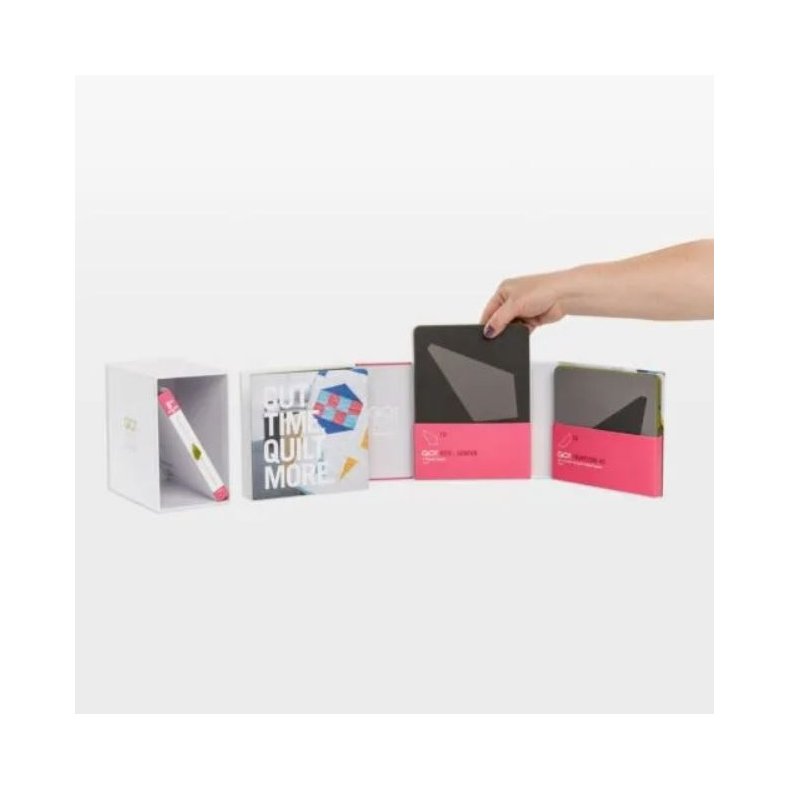 Accuquilt Skabeloner - Go! Qube 8" Block Companion Set - Angles 55789