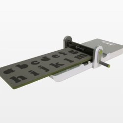 Accuquilt Skabelon - 3" Bogstaver 55491