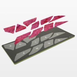 Accuquilt Skabelon - Cleopatra's fan 12" 55490